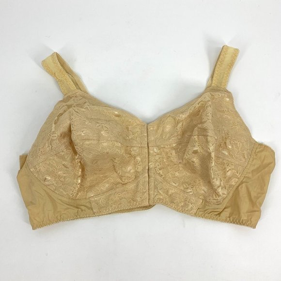 Cozee Corner Intimates & Sleepwear Cozee Corner Bra Front Hook Full Figure No Bones Nude